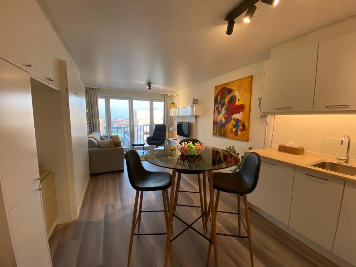 Apartament Moderne Studio Aan Zee Ostenda Zewnętrze zdjęcie